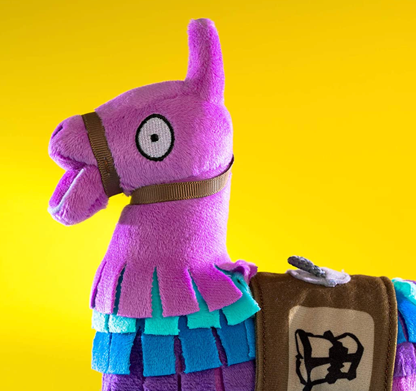 Une peluche Lama de Fortnite