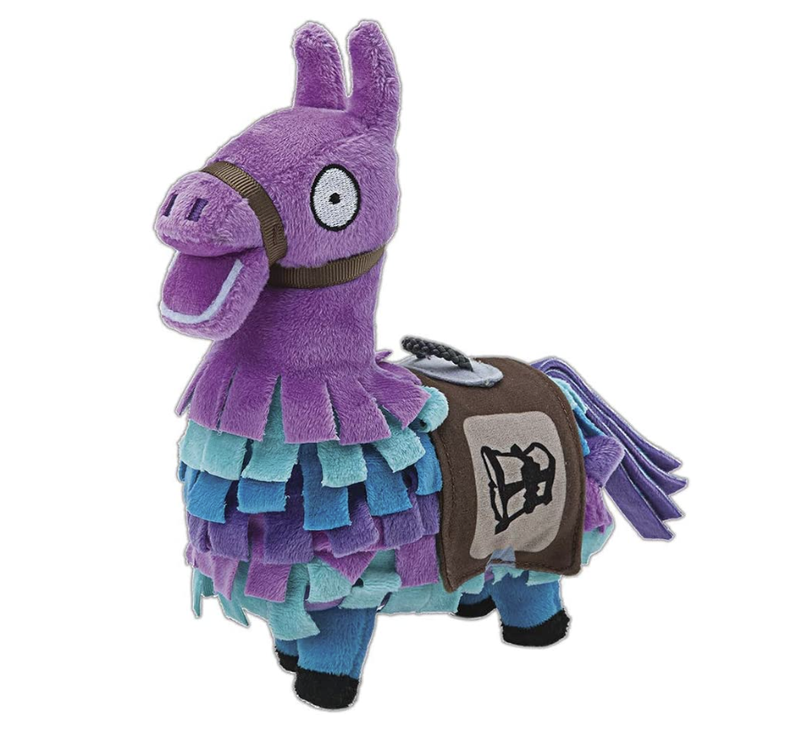 Une peluche Lama de Fortnite