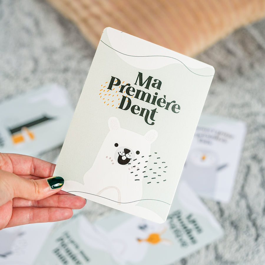 30 cartes étapes pour bébé avec designs mignons et colorés