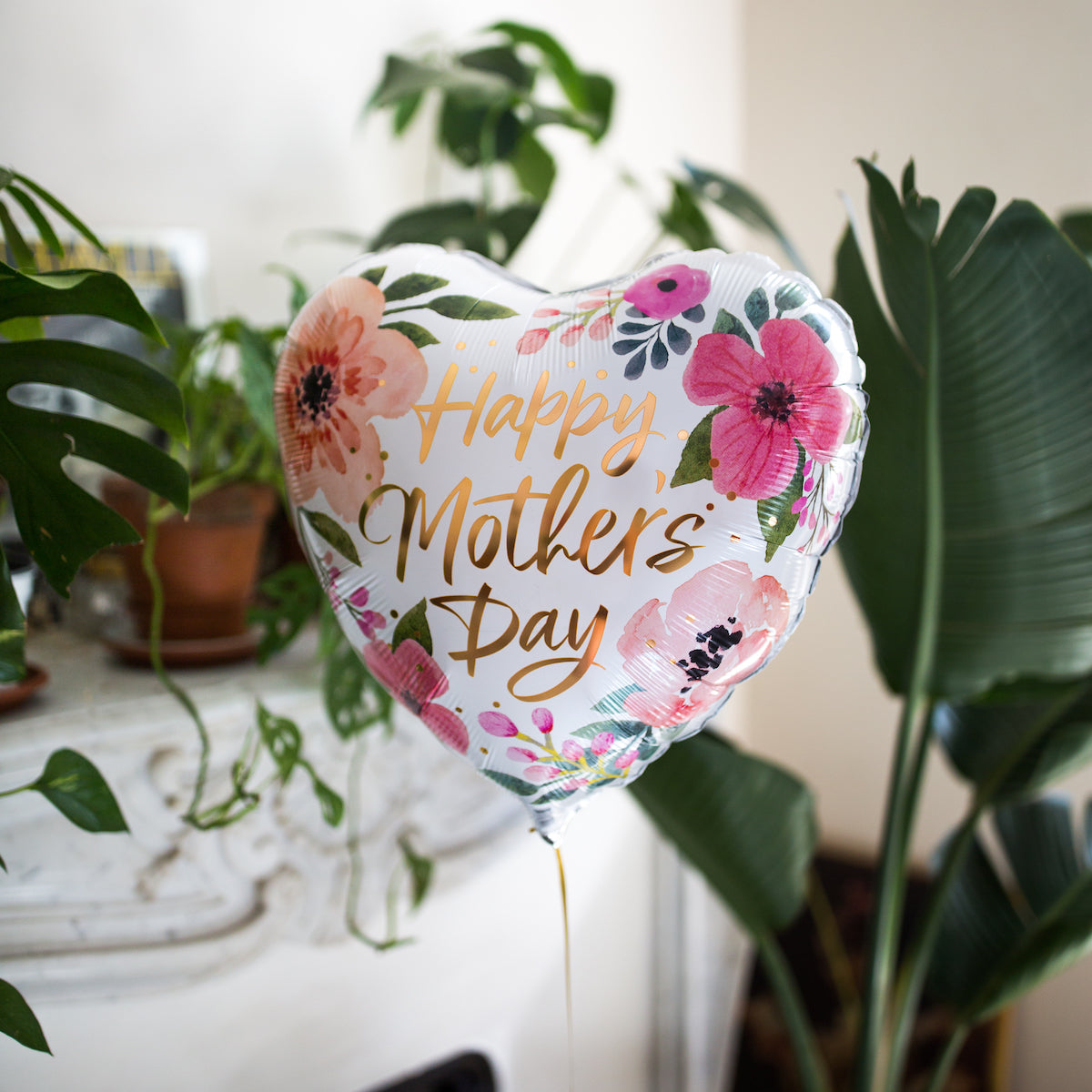 Ballon happy mother's day flowers