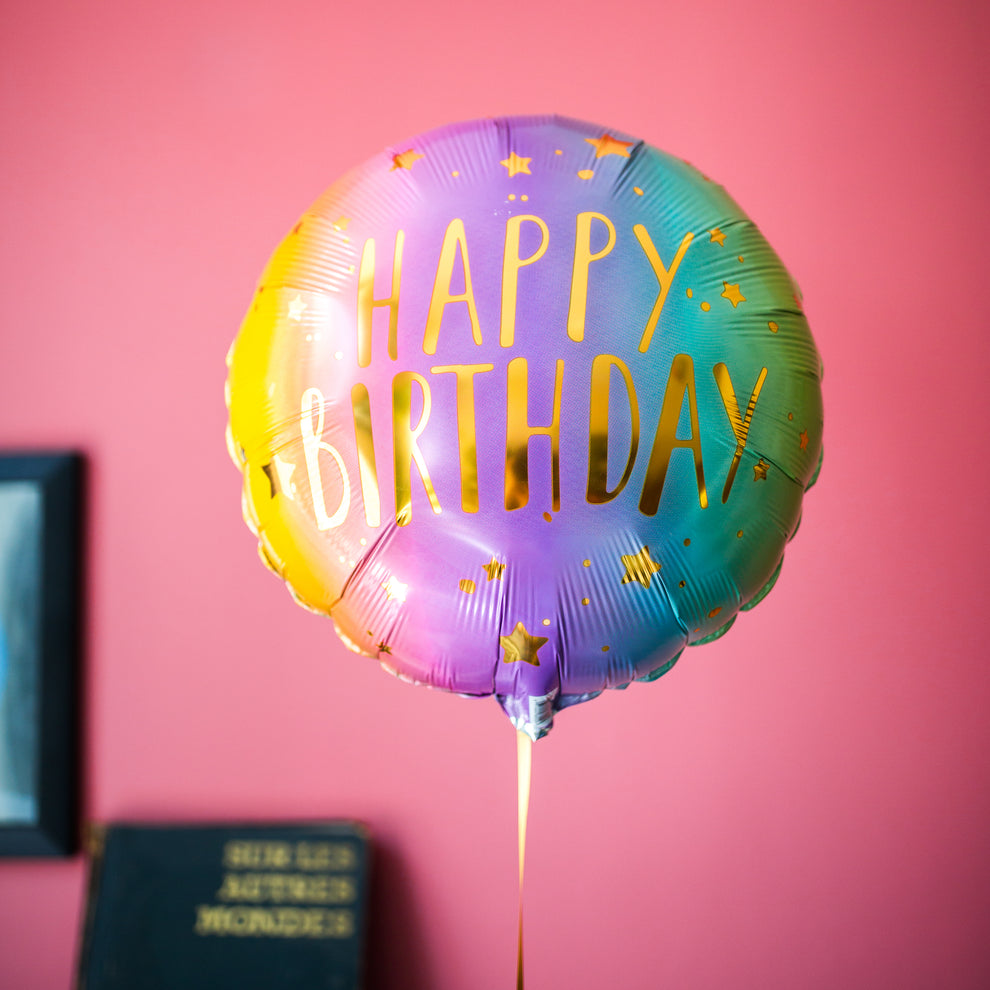 Ballon Happy Birthday Pastel Mieux Que Des Fleurs