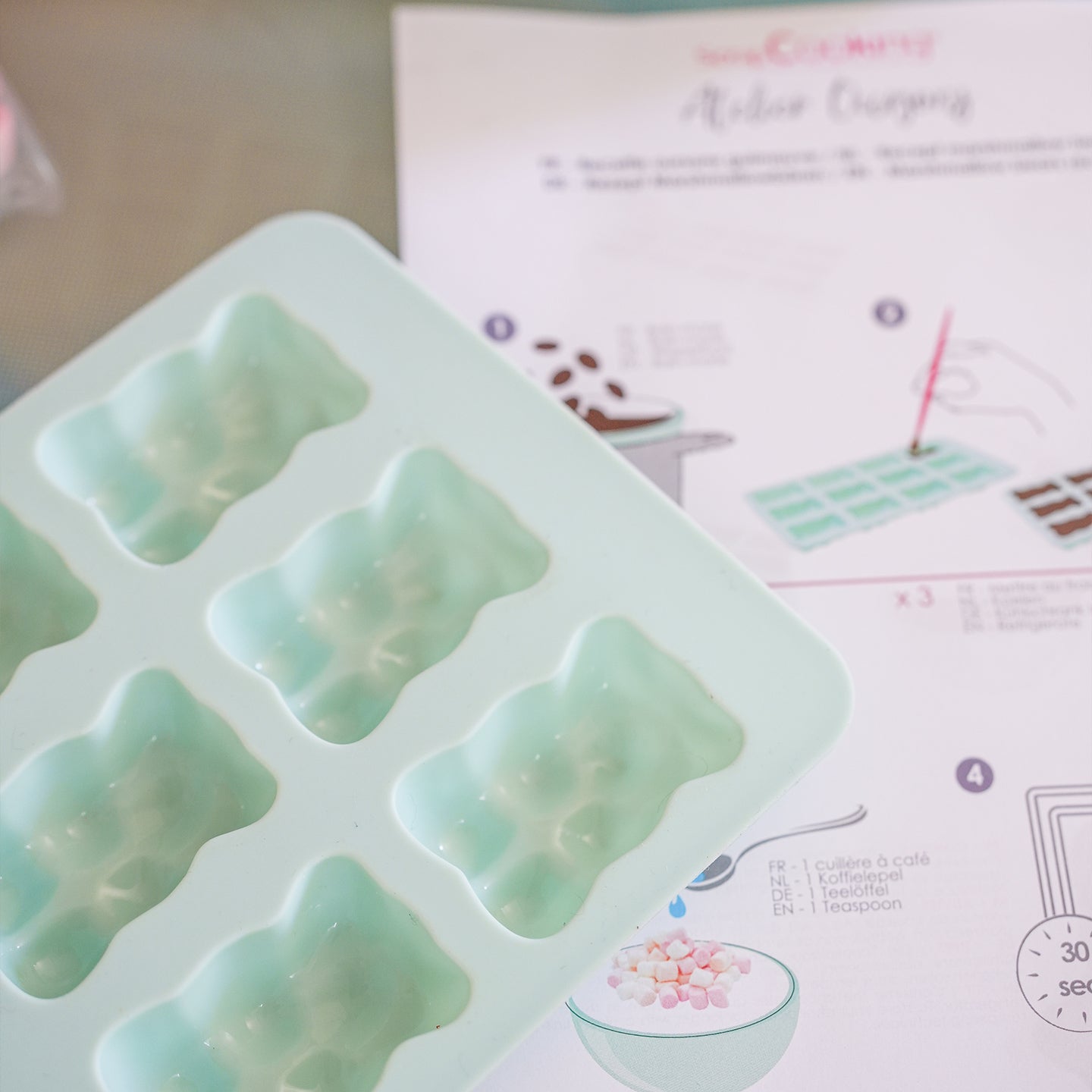 Un kit diy petits oursons à la guimauve