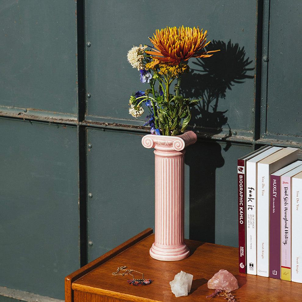 Vase Athena rose - Mieux Que Des Fleurs