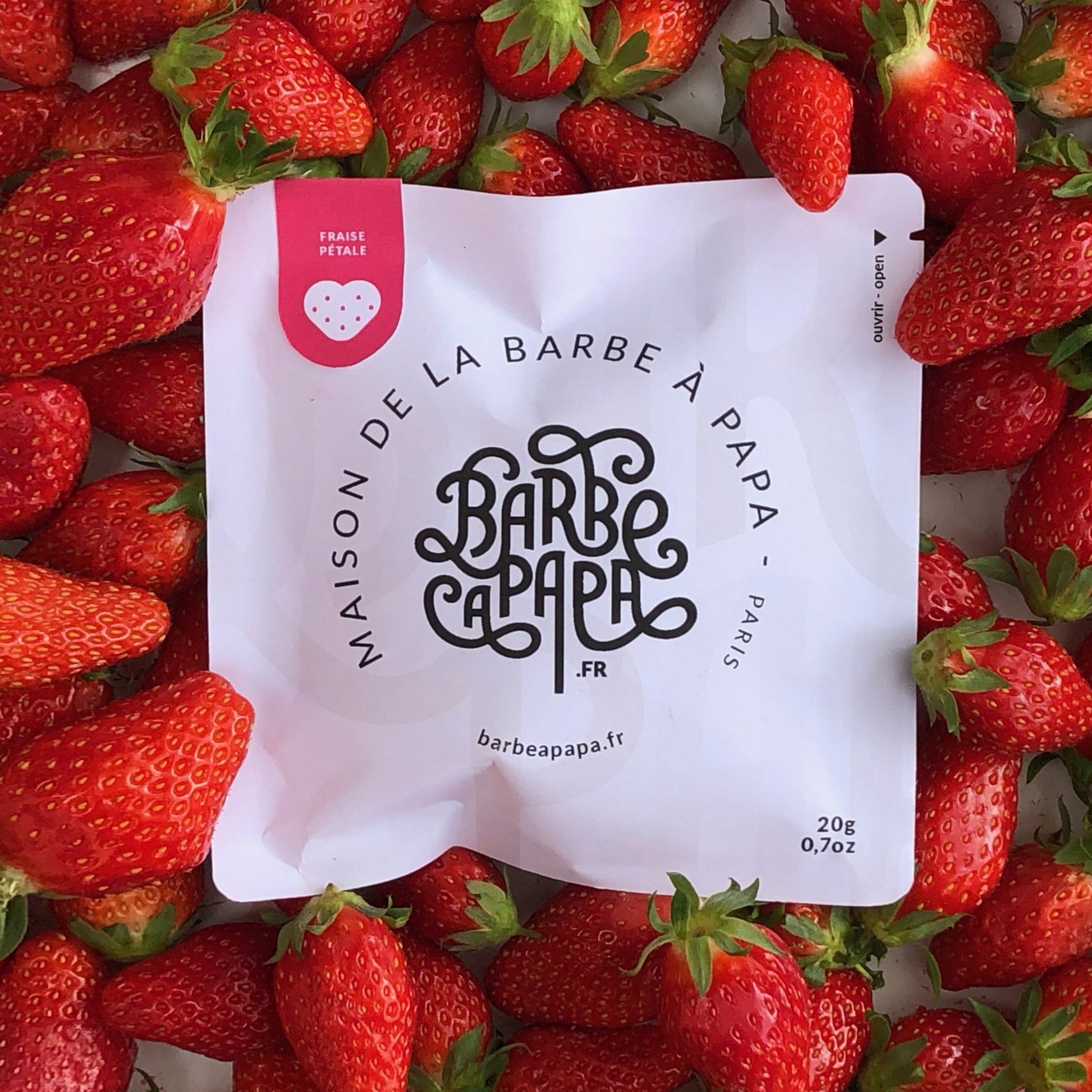 Une Barbe à Papa pétales de fraise - Mieux Que Des Fleurs