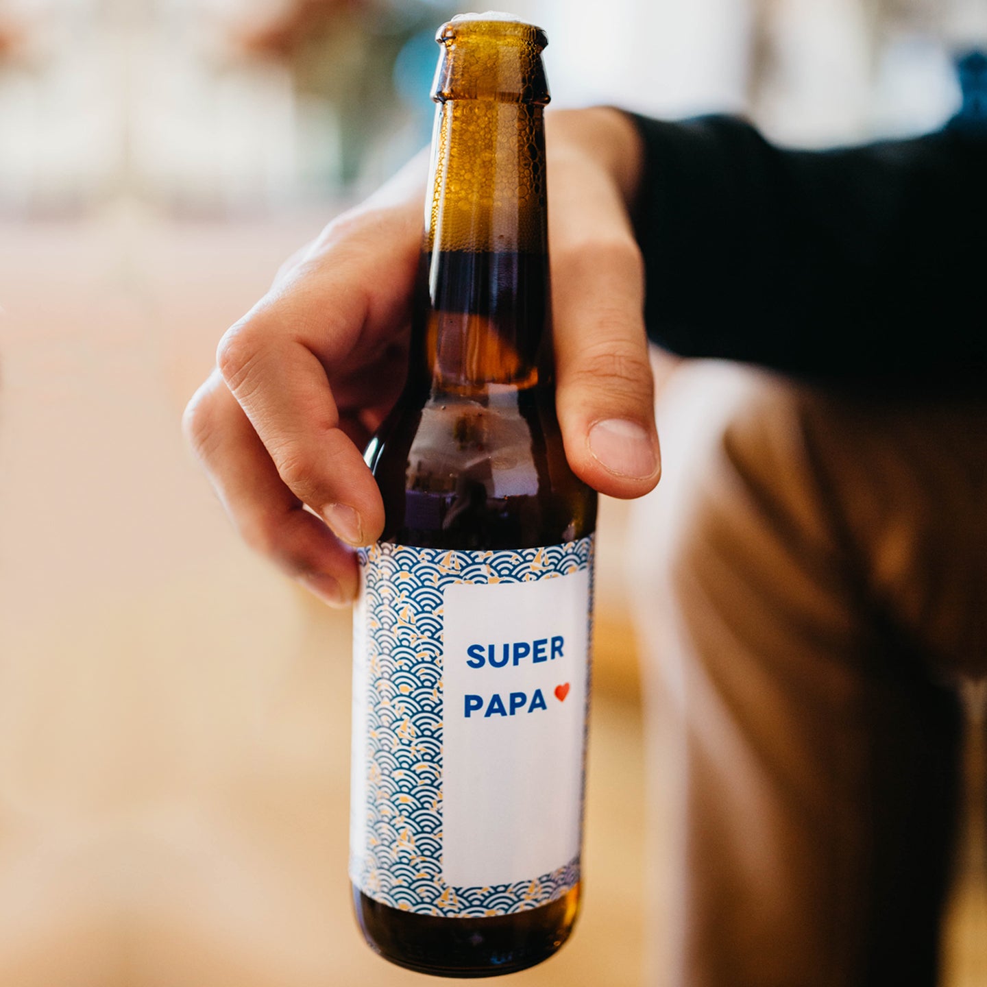 Bière super papa