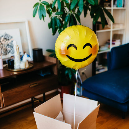Box Ballon Emoji Sourire - Mieux Que Des Fleurs