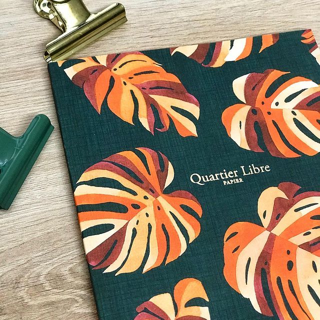 Un Carnet Quartier Libre Feuilles - Mieux Que Des Fleurs