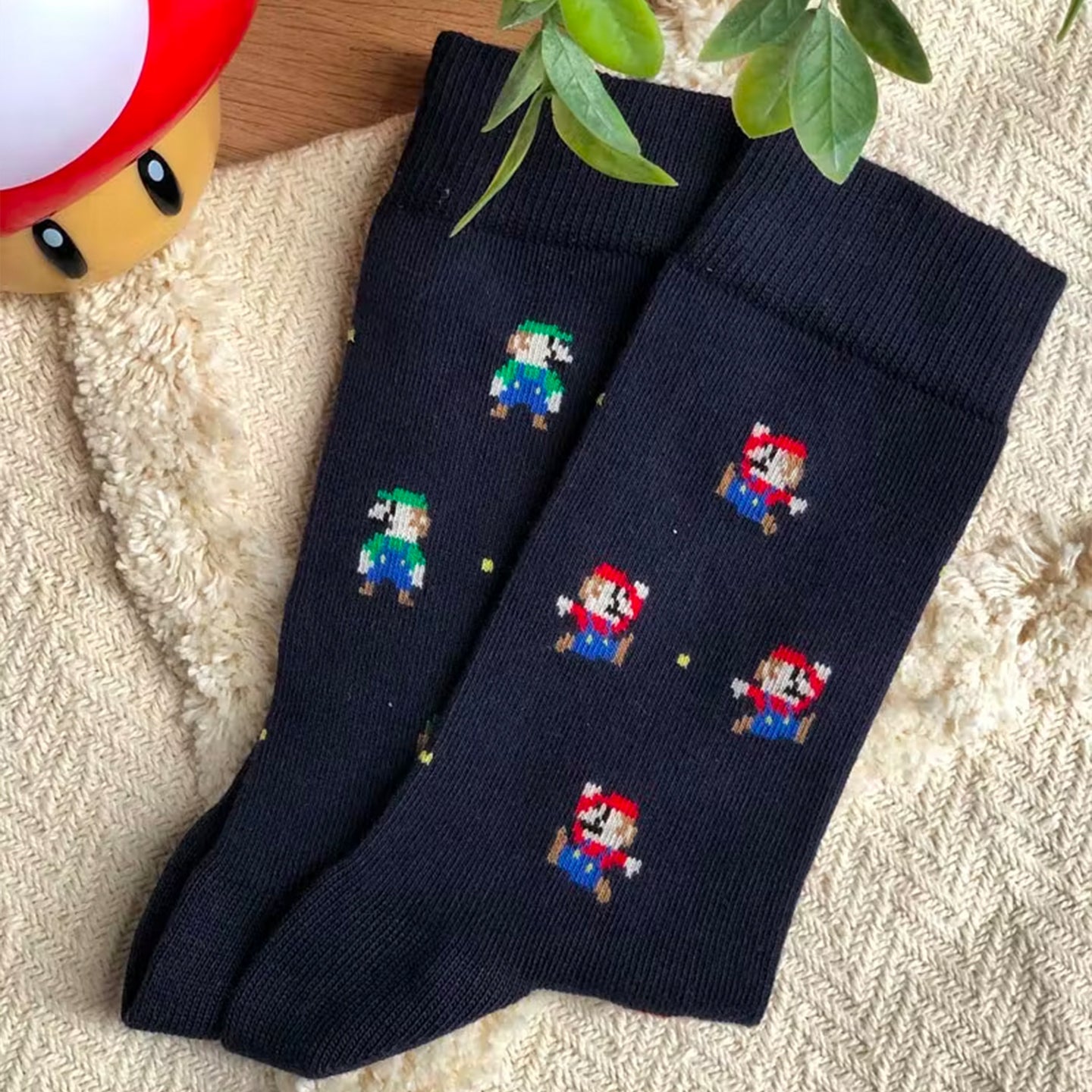 Chaussettes Mario & Luigi - Mieux que des fleurs