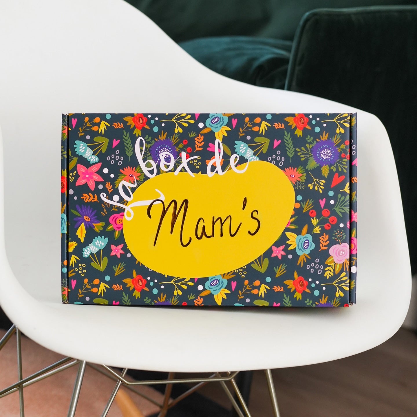 Cool box personnalisable avec motif floral coloré