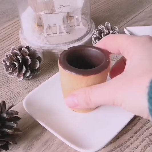 Tasses à croquer pour un dessert original - Mieux que des fleurs