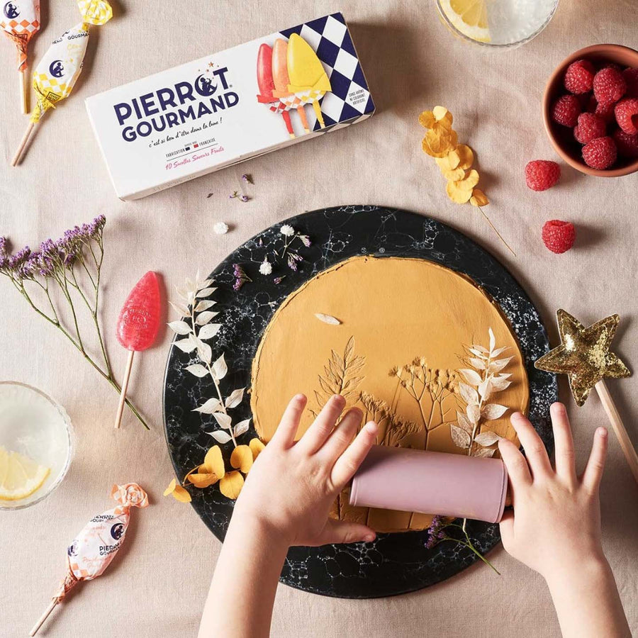 Etuis 10 sucettes saveur fruits Pierrot Gourmand