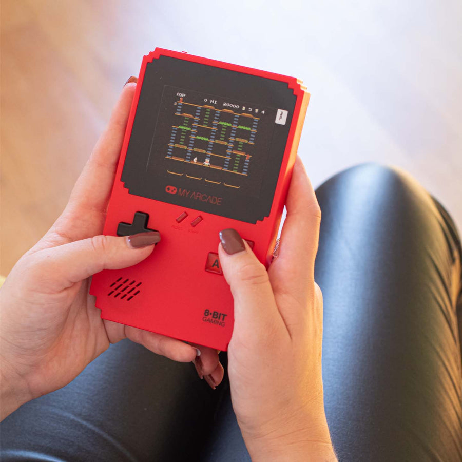 Console de poche vintage Gameboy, cadeau rétro pour gamers.