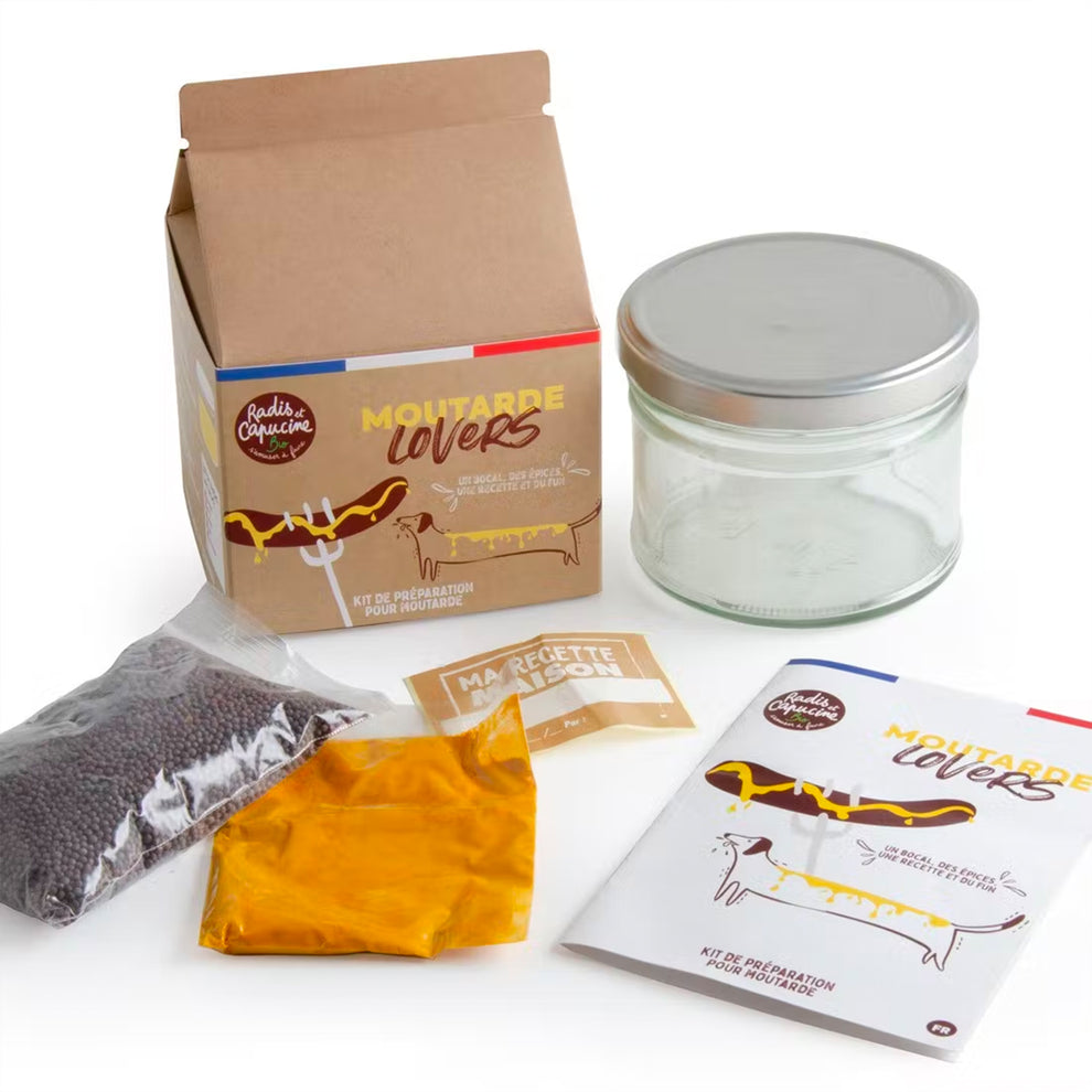 Kit de fabrication moutarde maison Epices&Co à faire soi-même