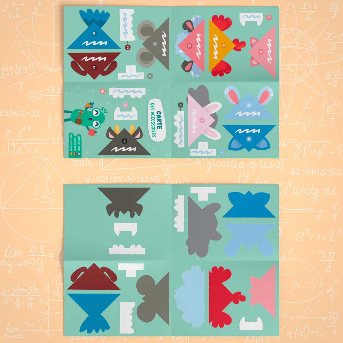 Kit d'origami de 10 marque-pages - Mieux Que Des Fleurs