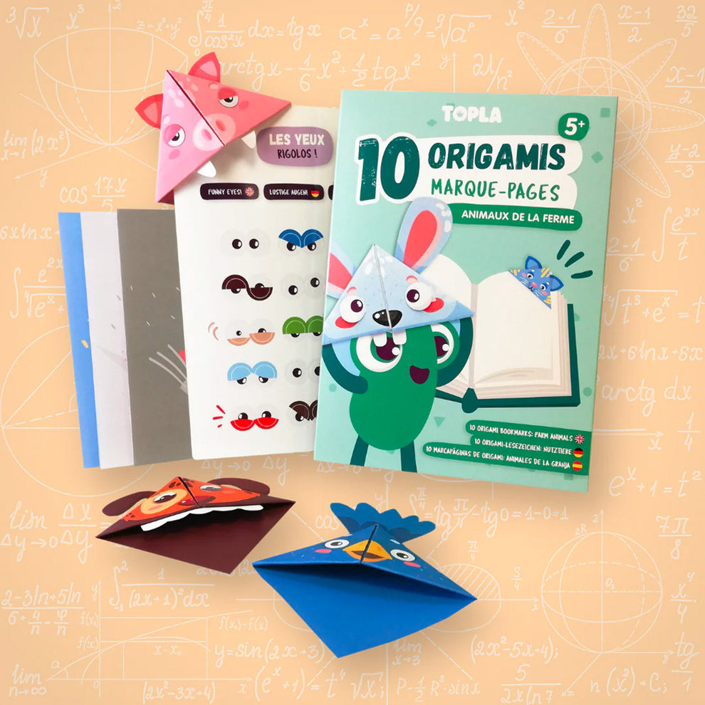 Kit d'origami de 10 marque-pages - Mieux Que Des Fleurs