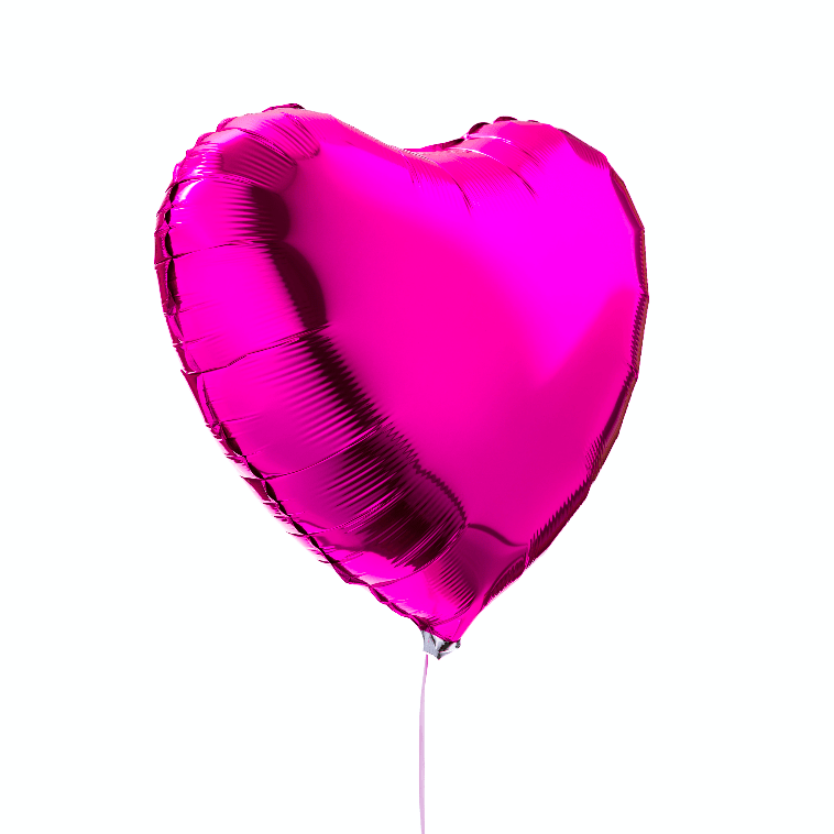 Ballon' hélium Coeur rempli d'hélium - Naissance - Emballage cadeau - Hello  Bébé! 