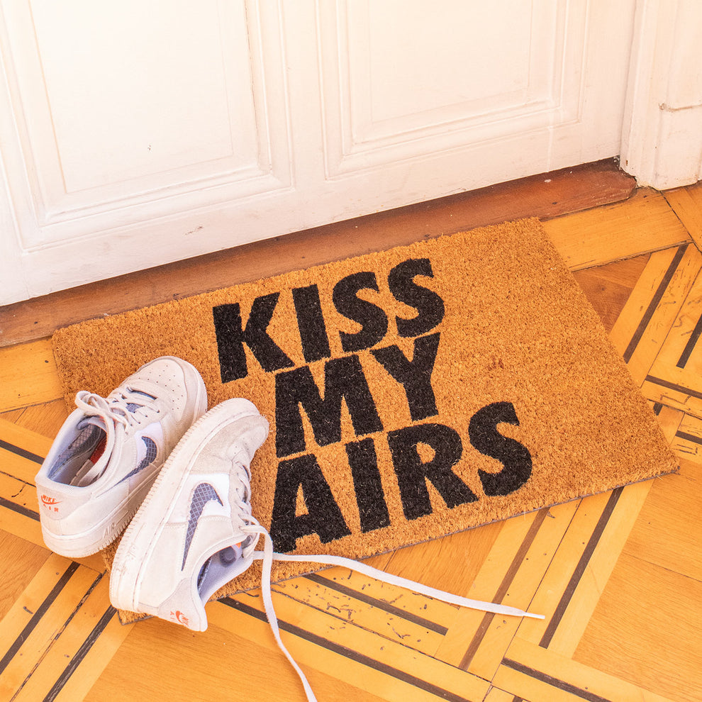 Tapis Kiss my airs  Paillasson Fan de Sneakers – Mieux Que Des Fleurs