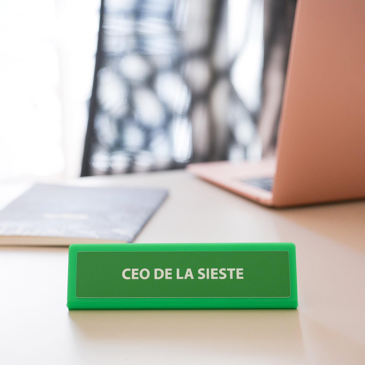 Plaque de bureau personnalisée