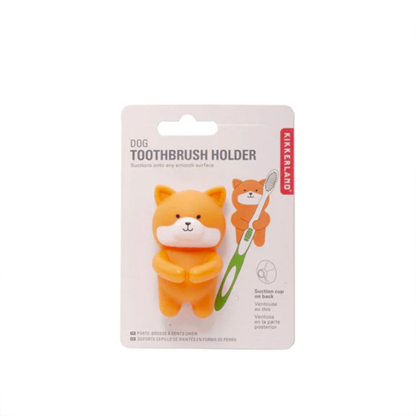 Un porte brosse à dents chien