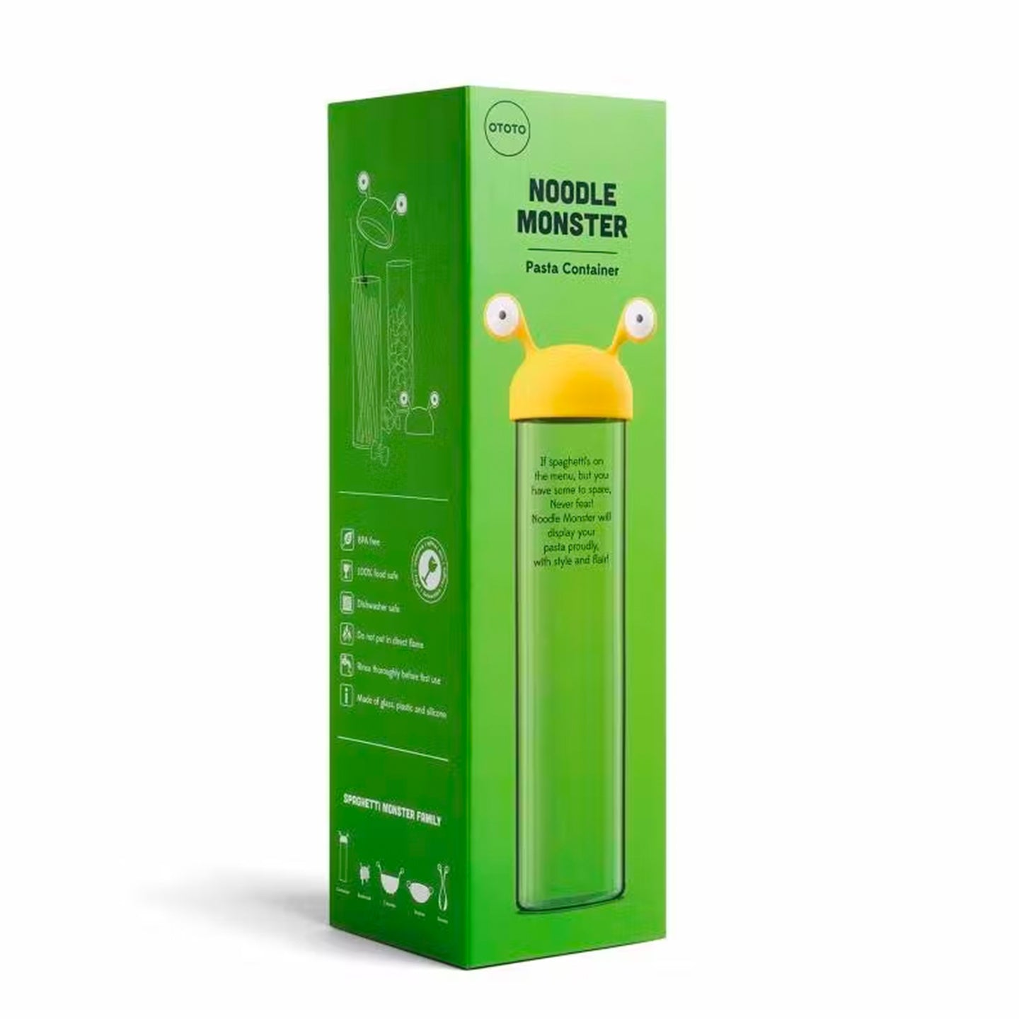 Une boîte à spaghettis rigolote
