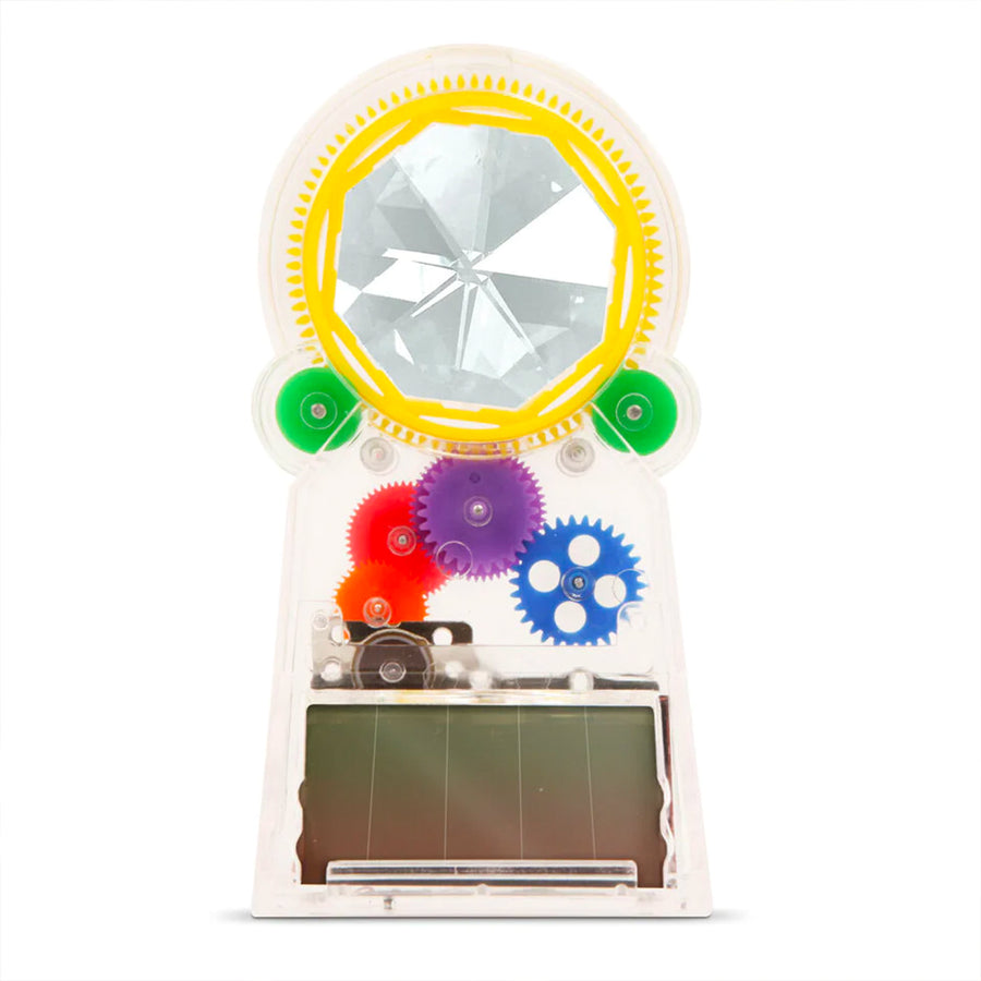 Réflecteur de lumière avec panneau solaire en gros plan