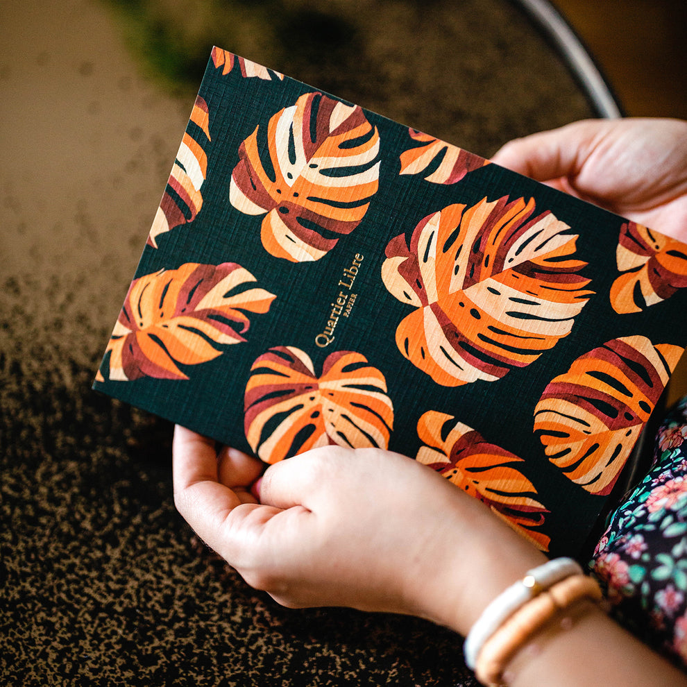 Un Carnet Quartier Libre Feuilles - Mieux Que Des Fleurs